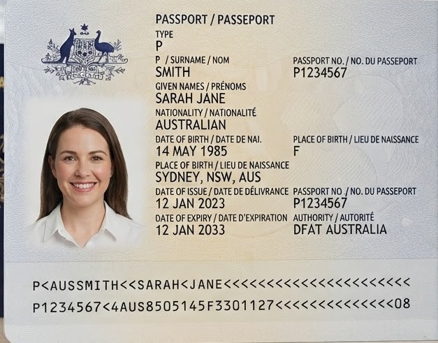 Passport File example